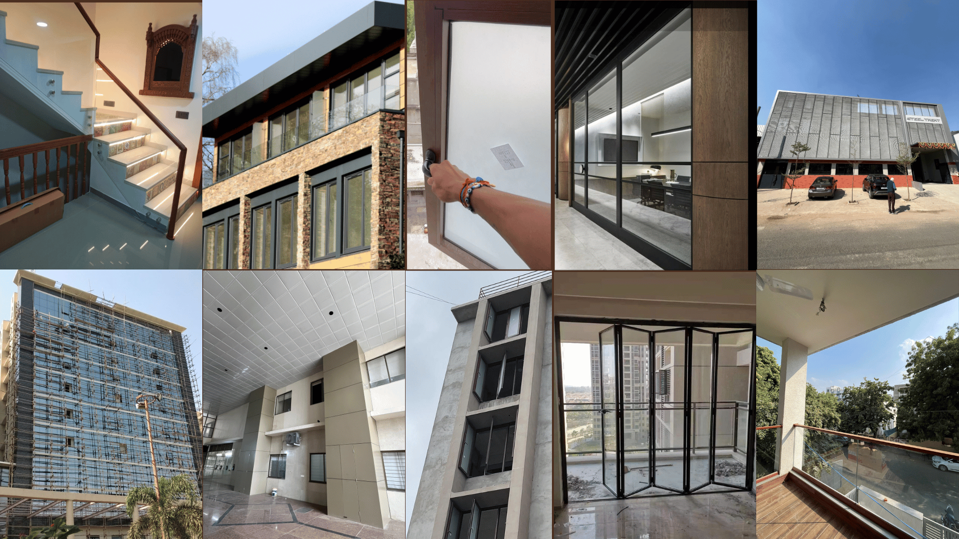 We offer a wide range of aluminium glass and glazing services like aluminium windows and doors installation in Ahmedabad.