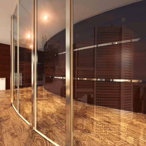 best company in ahmedabad for aluminium and glass office partition work.