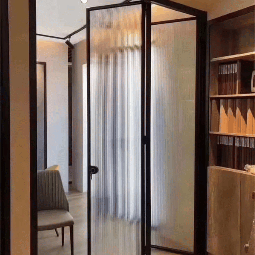 aluminium glass and glazing services like folding, sliding glass doors installation work provider company in ahmedabad.